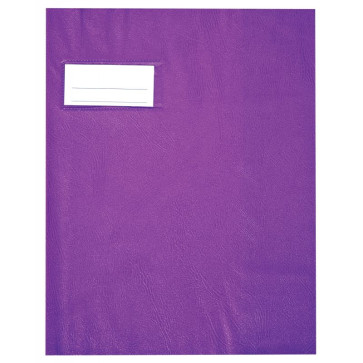 Paquet de 10 protèges-cahier épaisseur 21/100ème 17x22 cm PVC violet