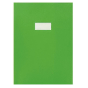 Paquet de 10 protèges-cahier épaisseur 21/100ème 21x29,7cm PVC vert