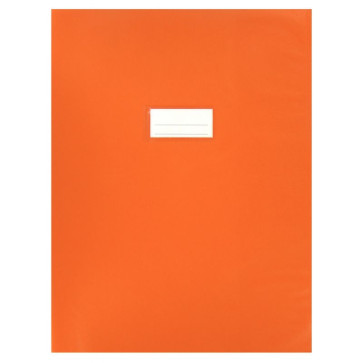 Paquet de 10 protèges-cahier épaisseur 21/100ème 24x32cm PVC orange