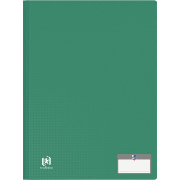 Protège-documents MEMPHIS 20 pochettes fixes 40 vues coloris vert
