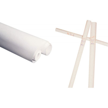 Rouleau de papier kraft blanc 60 grammes 10 x 1 m