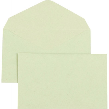 Boîte de 500 enveloppes élection recyclées vertes 90x140 80 g/m²