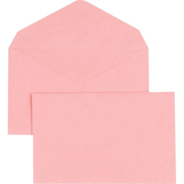 Boîte de 500 enveloppes élection recyclées roses 90x140 75 g/m²