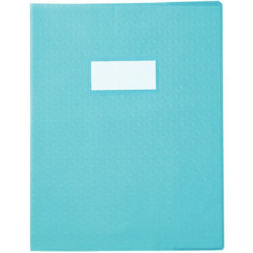 Paquet de 30 protège-cahiers grain 10/100ème format 17 x 22 cm coloris bleu ciel