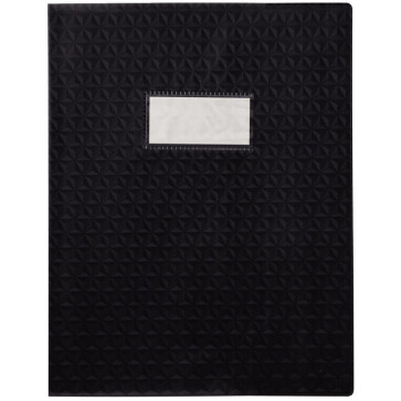 Paquet de 30 protège-cahiers grain 10/100ème format 17 x 22 cm coloris noir