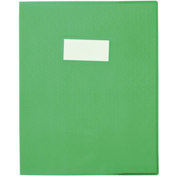 Paquet de 30 protège-cahiers grain 10/100ème format 17 x 22 cm coloris vert