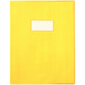Paquet de 30 protège-cahiers grain 10/100ème format 17 x 22 cm coloris jaune