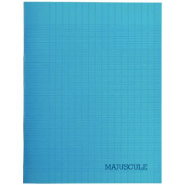 Piqûre 140 pages, couverture polypropylène, format 24x32cm, seyes 90g Couverture: bleu