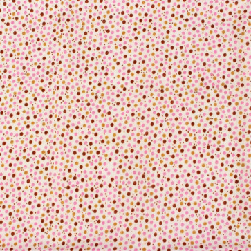 Lot de 4 coupons de tissu motifs et couleurs rose assortis, format 55 x 45,5 cm
