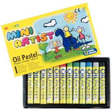 Boîte de 12 craies pastels à l'huile Mini Artist