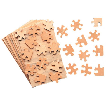 Lot de 10 puzzles en bois de 28 pièces 12 x 19 cm