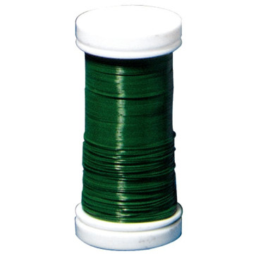 Bobine de 100 m de fil métallique vert