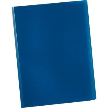 Protège documents couverture souple en polypropylène 20 vues bleu