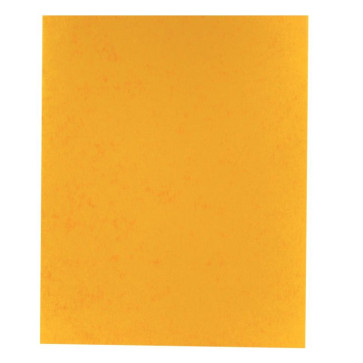 Protège-cahier 2 grands rabats format 18 x 22 cm carte lustrée coloris jaune