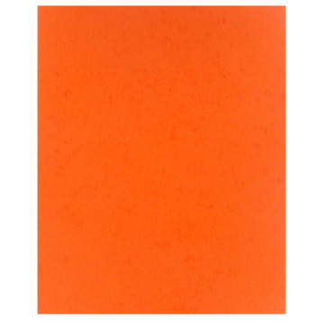 Protège-cahier 2 grands rabats  format 18 x 22 cm carte lustrée coloris orange