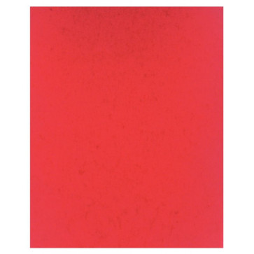 Protège-cahier 2 grands rabats  format 18 x 22 cm carte lustrée coloris rouge