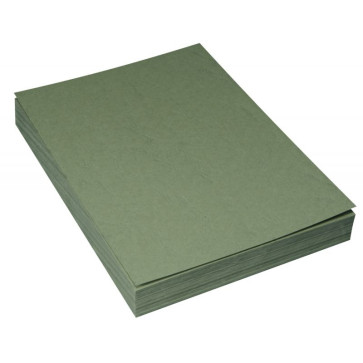 Paquet de 100 couvertures grain cuir, format 21x29,7 cm  vert foncé