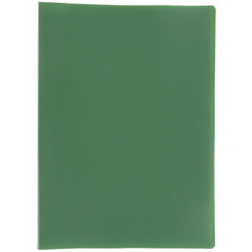 Protège documents couverture souple en polypropylène 20 vues vert