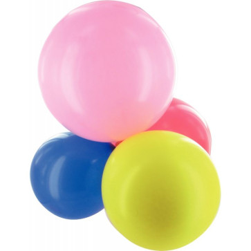 Sachet de 100 ballons de baudruche géants couleurs assortis