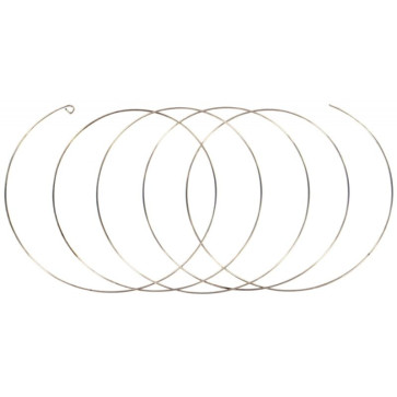 Sachet de 10 bracelets fil mémoire, 5 spirales diamètre 7 cm