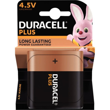 Blister de 1 Pile 4.5V PLUS à la marque Duracell 3LR12