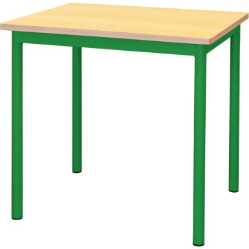 Table maternelle 60x50cm T3 vert
