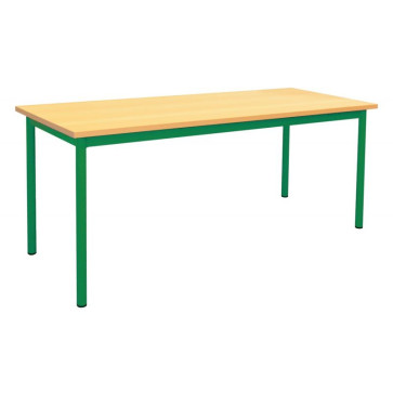 Table maternelle 160x80cm T1 vert