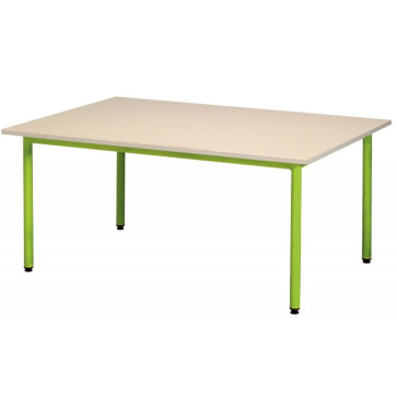 Table maternelle 160x80cm T2 vert