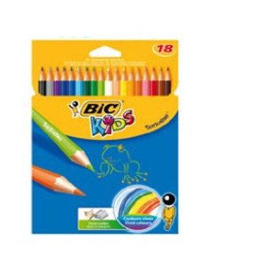 18 crayons de couleur Tropicolor  Réf. bic 8675663