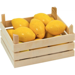 Cagette de 10 citrons en bois