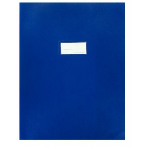 Paquet de 10 protèges-cahier épaisseur 21/100ème 24x32cm PVC bleu