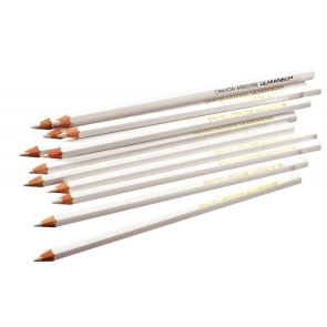 Pochette de douze crayons d'ardoise enrobés de bois