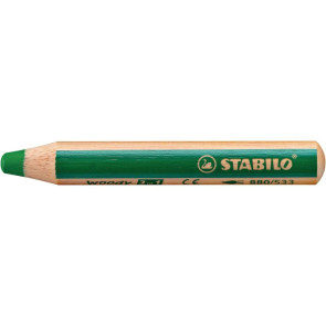 Crayon de couleur Woody vert foncé