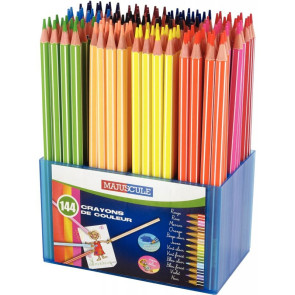 Classpack de 144 crayons de couleur Majuscule