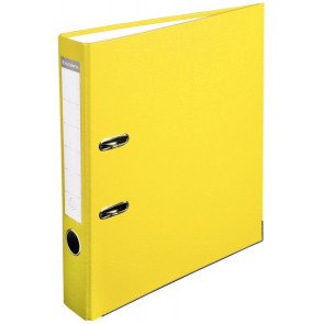 Classeur à levier pour format 21x29,7 cm dos : 50 mm jaune