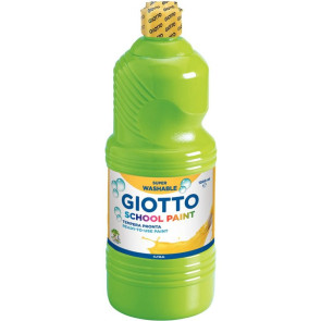 Flacon de 1L de gouache liquide lavable GIOTTO, vert printemps