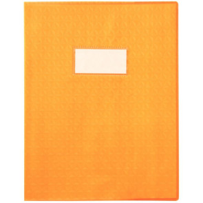 Paquet de 30 protège-cahiers grain 10/100ème format 17 x 22 cm coloris orange