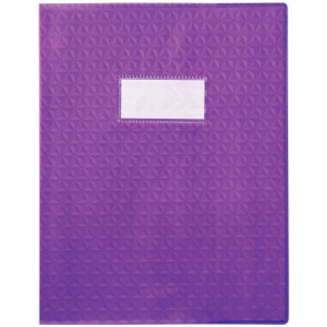 Paquet de 30 protège-cahiers grain 10/100ème format 17 x 22 cm coloris violet