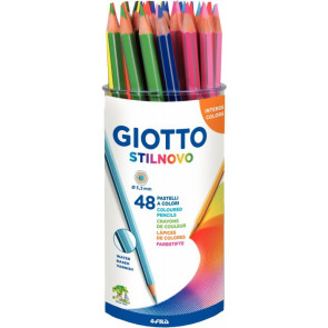 Pot de 48 crayons de couleur Stilnovo assortis