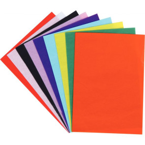 Paquet de 26 feuilles de papier de soie orange 50 x 70 cm
