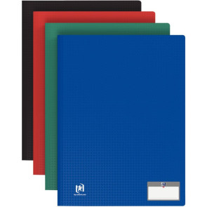 Carton de 10 protège-documents MEMPHIS 10 pochettes fixes 20 vues couleurs vives assorties