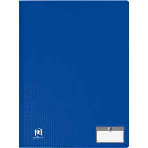 Protège-documents MEMPHIS 30 pochettes fixes 60 vues coloris bleu