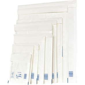 Paquet de 10 pochettes bulle d'air 180x260 blanc bande de protection