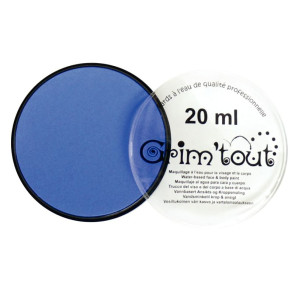 Galet de 20 ml de maquillage aquarellable GRIM'TOUT bleu schtroumpf