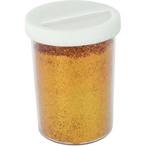 Salière de 100 grammes de poudre scintillante or