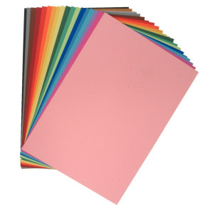 Paquet de 10 feuilles papier dessin couleur format 50x65 cm 160 g vert tilleul