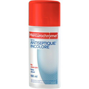 Spray au Mercurochrome incolore 100ml