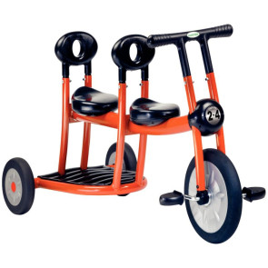 Bi-Tricycle 2/4ans 2 Places Orange