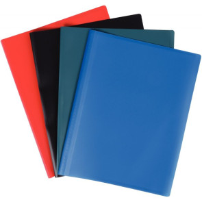 Carton de 30 protège-documents couverture souple en polypropylène 40 vues coloris assortis
