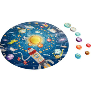 Puzzle rond le système solaire, 102 pièces